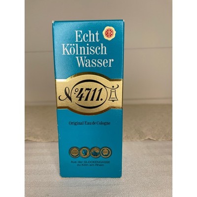 4711 Original Eau de Cologne 200ml 7.0oz Splash Vintage Blau-Gold Doppelt Box
