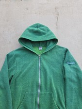Vintage American Apparel Cross Dye F497 Google Hoodie Green Size Medium