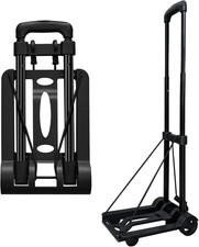 Folding Hand Truck Lightweight Portable Cart 2 Wheel 90Lb Capacity Travel