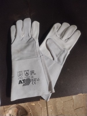 Schweißhandschuhe MAA MIG MAG TIG Schweißerhandschuhe Lederhandschuhe Gr. 10,5