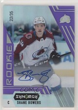 2020-21 Upper Deck Synergy Rookie Auto Purple 22/35 Shane Bowers #108 Auto 2u9