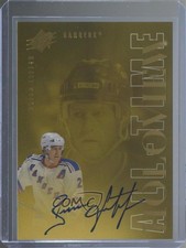 2024-25 SPx All-Time Holoview Auto 5/10 Brian Leetch #ATG-BL Auto HOF 19pg