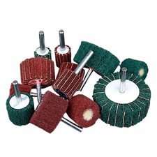 Vlies Fächerschleifer 25 - 100mm Vliesschleifer Schleifstift Schleifmop Vliesmop