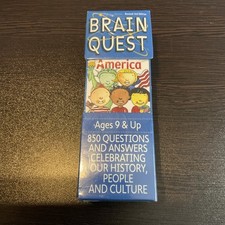 Brain Quest Smart Cards "America" 2nd Grade  up, Ages 9  up, 850 Questions