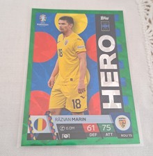 Razvan Marin card - Romania - Hero - Green Card - ROU 15 - Topps UEFA EURO 2024