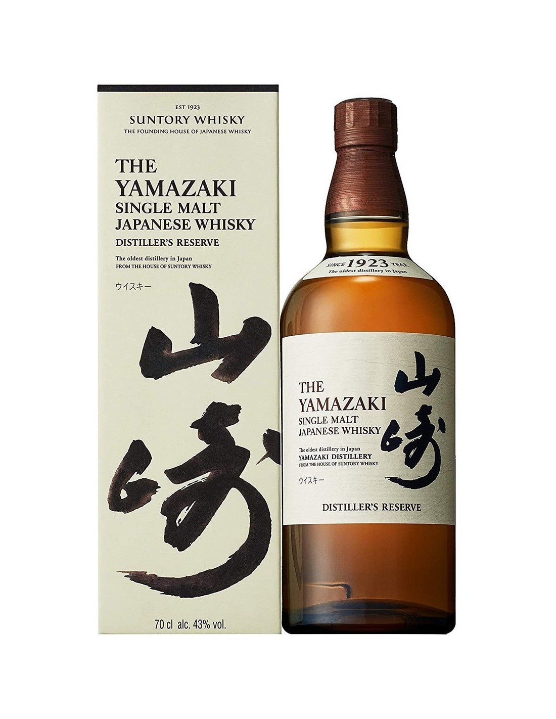 YAMAZAKI DISTILLERY RESERVE WHISKY JAPANESE 43° CL