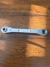 Vintage Double-end Ratcheting Service Wrench 1/4 3/8 3/16 5/16 Sizes Made In USA