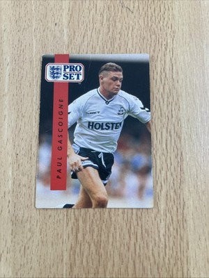 1990-91 Pro Set - Paul Gascoigne #232 - Tottenham Hotspur Football Trading Card