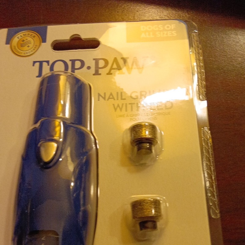 Top Paw Nail Grinder Kit for Dogs All Sizes, Model/MPN 5351596, 2 Heads