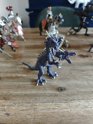 Seigneur Chevalier Roi Cavalier Chevaux Dragon 🐉 Schleich Et Papo De 2000.... - Imagen 19 de 22