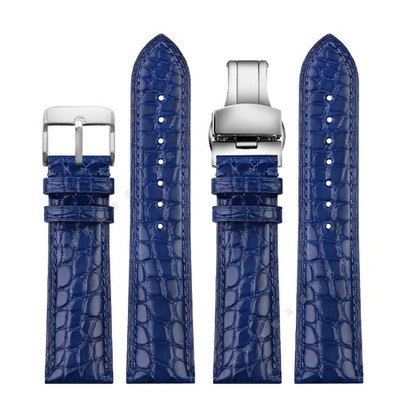 Genuine Crocodile leather Watchband 14/16/18/20/22/24mm luxury Men strapBracelet