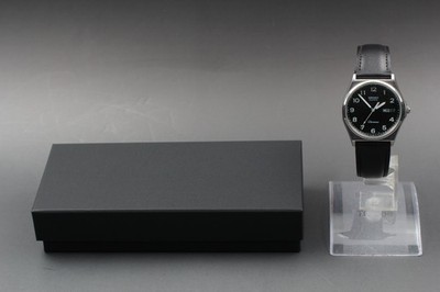 Vintage 1983 N MINT Seiko Chronos 8123-6120 Black Dial Quartz Mens