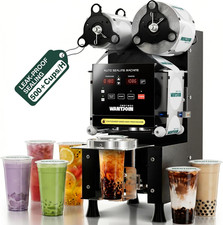 Cup Sealer Machine - Boba Sealing Machine Full Automatic Cup Sealing Machine,90/
