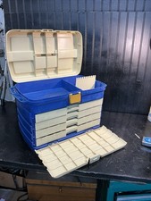 PLANO 758 Large TACKLE, CRAFT, HOBBY 4-Drawer STORAGE BOX-20" x 11" x 14"