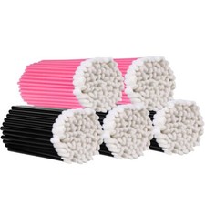 500 Pcs Disposable Lip Brushes Lipstick Gloss Wands Makeup Applicator Tool