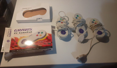 VINTAGE Gravis PC Game Pads (Lot of 3)