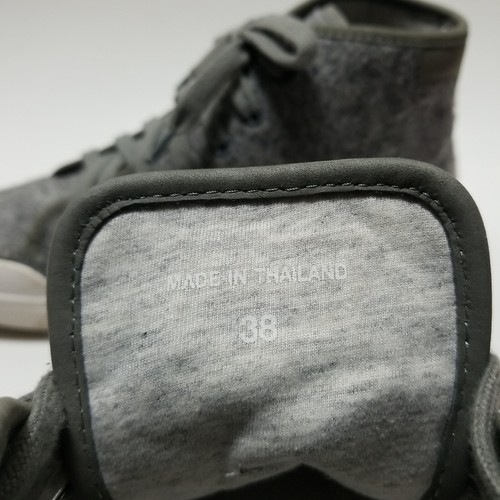 Rag & Bone Womens Standard Issue Hi Top Sneaker Size EU 38/US 8 Gray Woolfelt - Picture 2 of 11