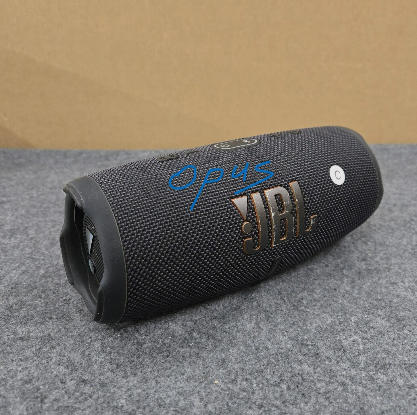 JBL Charge 5 Portable Waterproof Speaker with Powerbank - Black (Used c)-image