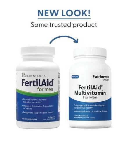 Fairhaven Health, FertilAid for Men, 3 PACK, 90 Capsules x 3 (270 total!) - Picture 2 of 4