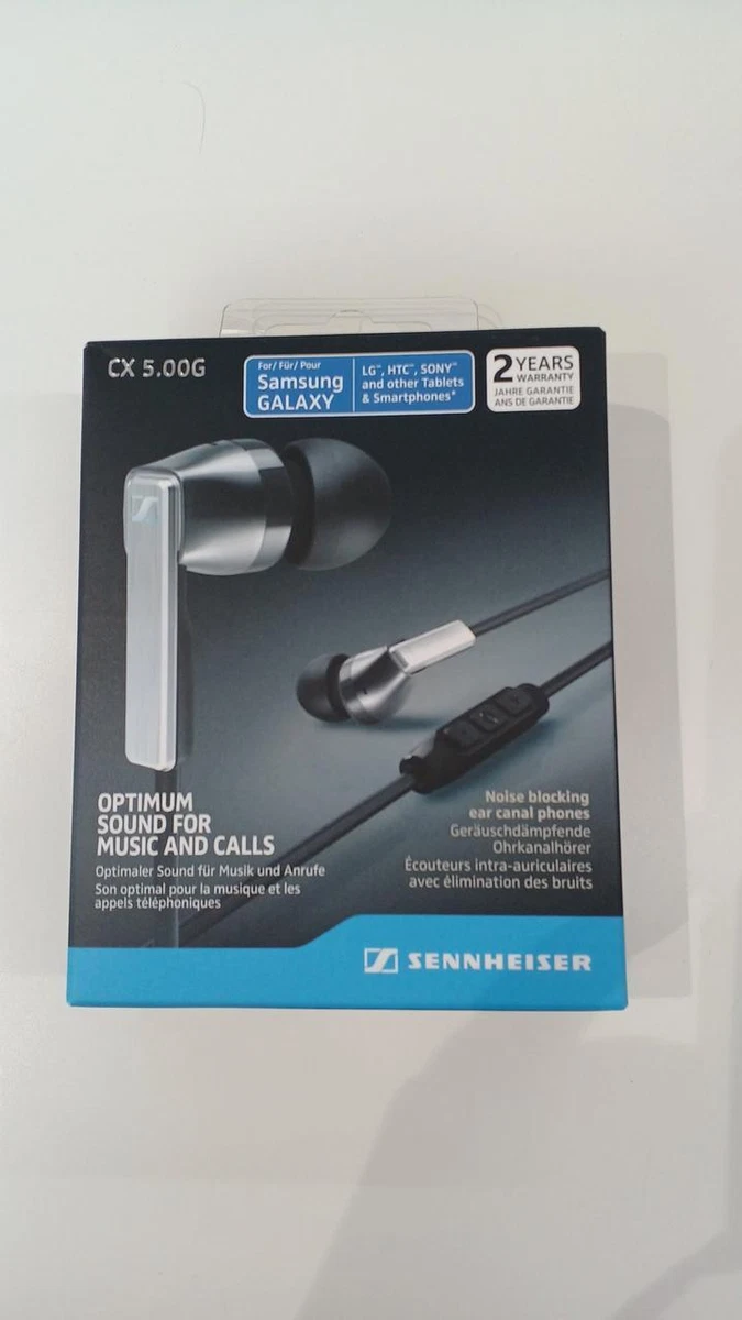 Sennheiser Cx 5.00G Black Android Smartphone Remote Control With Microphone