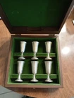 Wallace Sterling set/6 CORDIALS in original  felt lined box