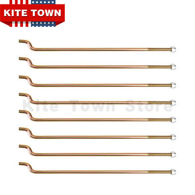 8 Pack Battery Hold Down Rod J Bolt For Club Car DS Golf Cart 98-Up ...