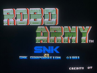 ROBO ARMY NEO GEO SNK カートリッジ Robo Army SNK Neo Geo MVS Arcade Cartridge Japan | eBay