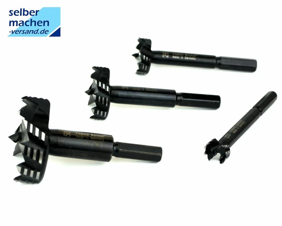 FAMAG Bormax 2.0 Forstnerbohrer 10-60mm, WS-Stahl (auch für Hartholz)