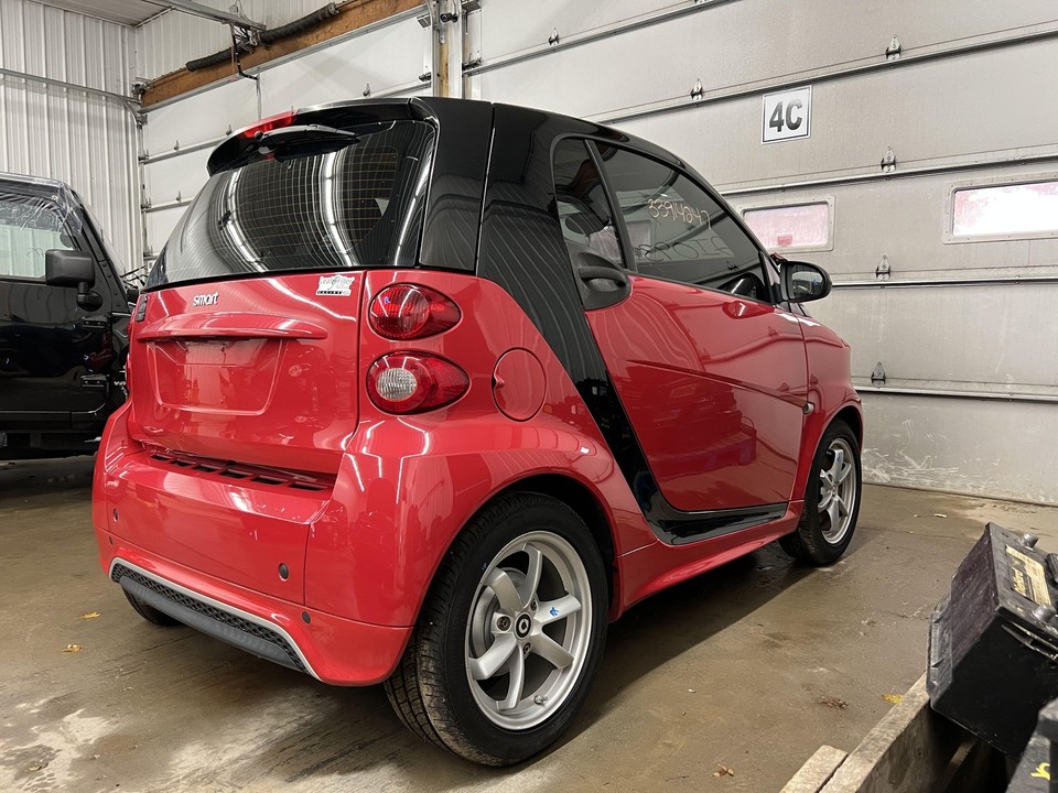 2015 SMART FORTWO PASSENGER RIGHT FRONT DOOR POWER WINDOW RALLY RED ECF ...