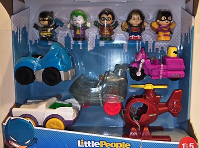 NEW) Fisher Price DC Super Friends Little People Vehicle