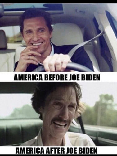 Joe Biden America Matthew McConaughey Funny Meme Metal 2x4 Fridge magnet  8612 | eBay