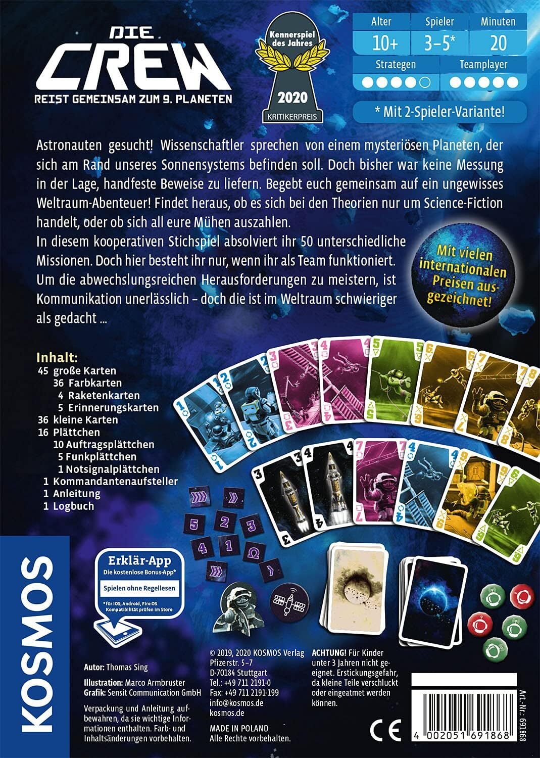 Thumbnail - Kosmos 691868 Die Crew Reist Gemeinsam Zum 9. Planeten Kooperatives