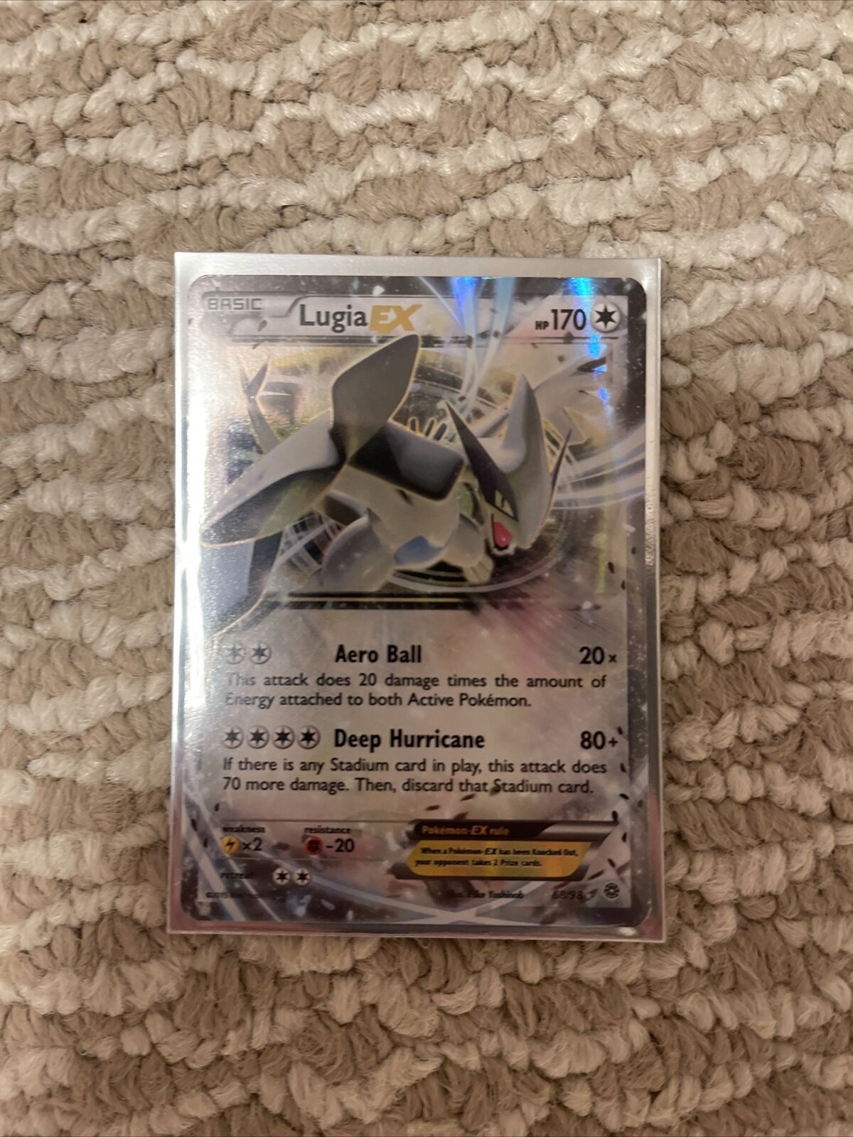 Carta Pokemon Lugia EX 68/98 Ultra Rare Ancient Origins Original Card