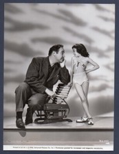 Broderick Crawford & Beverly Simmons ORIG PHOTO cute girl CHILD ACTOR actress