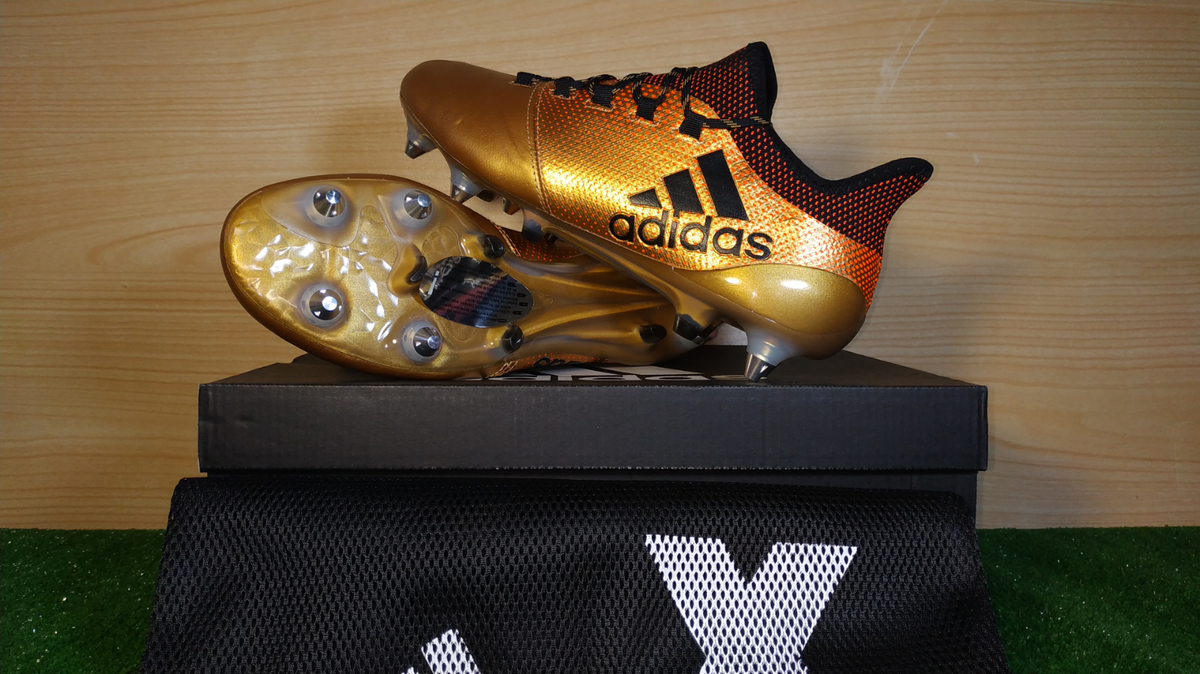 Adidas X 17.1 Leather GOLD Rare boots mens Football/Soccers Adidas X 17.1 Leather GOLD Rare boots mens Football/Soccers