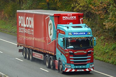 LKW Foto 12x8 - Scania S500 - Pollock Scotrans - S8 PSL