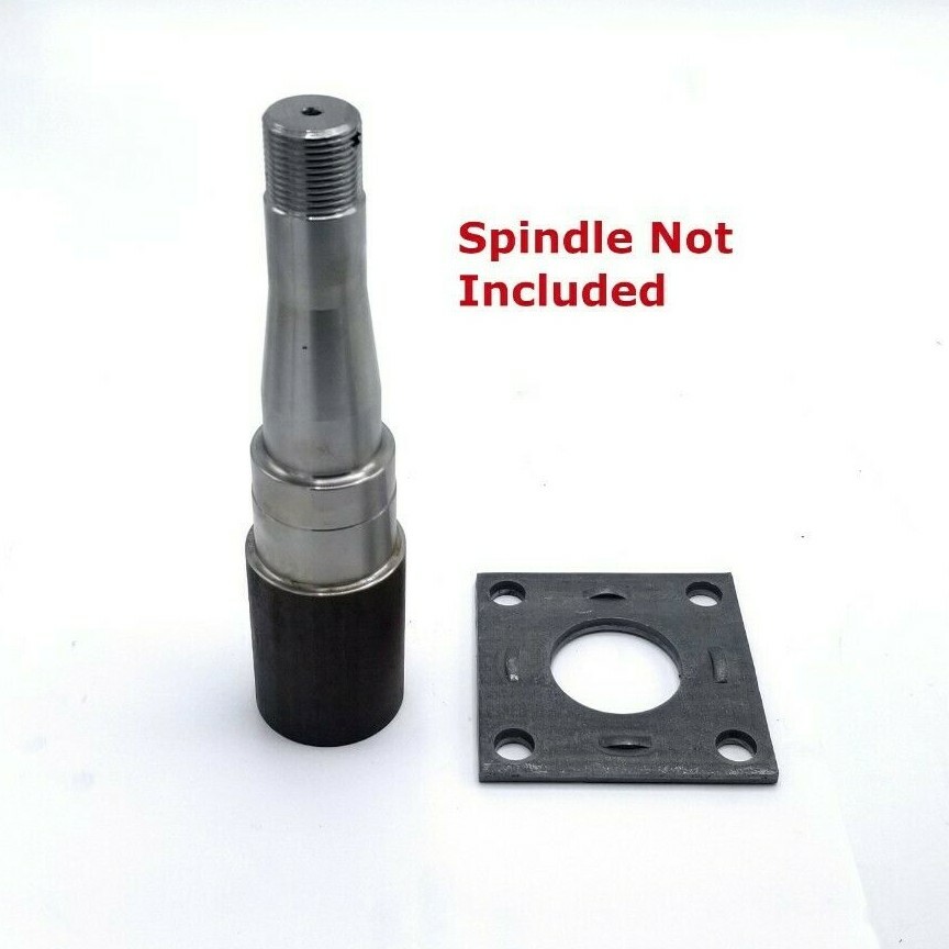 Trailer Brake Backing Plate Flange, 1.75"DIA 4 HOLE Bolt Square Bracket