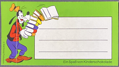 Stickers Kinder Chocolate 1978 Booklet Stickers (O5-1-157) Excellent Condition