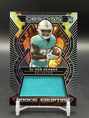 2023 Panini Obsidian #REM-DAC De'Von Achane - Rookie Eruption 107/199