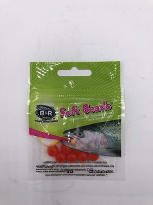 Tackle Beads BnR Tackle Soft Beads 10mm Natural Eggs For