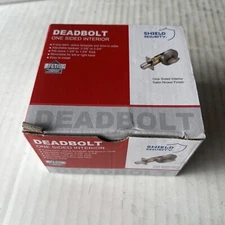 New Deadbolt Shield Security One Sided Interior ~ 913789