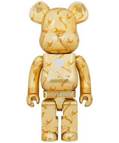 A BATHING APE Be@rbrick x MASTERMIND JAPAN 100% Bearbrick Medicom Toy