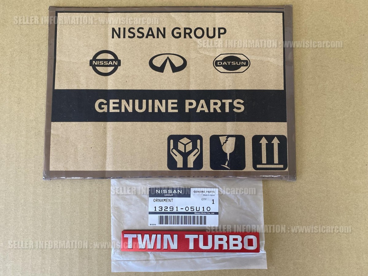 Lubu ⭐️ ⭐️GT &ステム⭐️⭐️ EMBLEM TWIN TURBO 13291-05U10 FOR NISSAN SKYLINE GT-R BNR34 RB26
