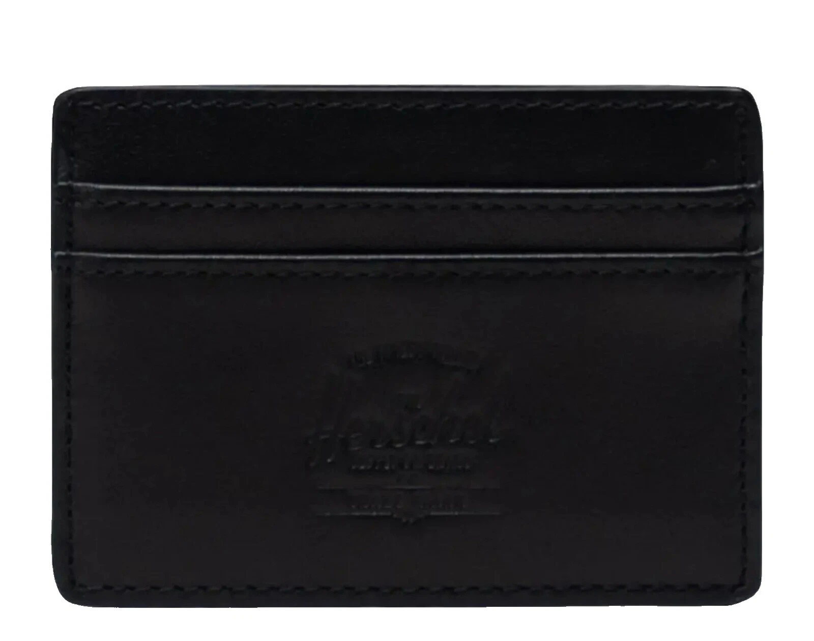 Carteiras de couro preto Herschel para Homens