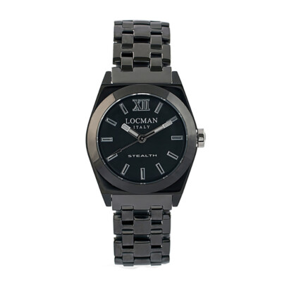 Locman Italy Damenuhr Stealth Edelstahl schwarz Ref. 0204