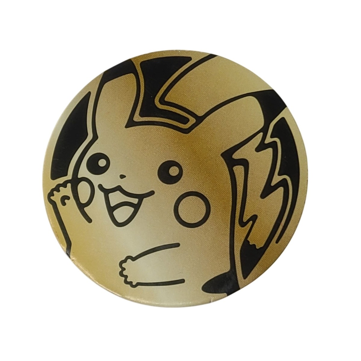 2022 McDonalds Pokemon Pikachu Gold Black Pog Card Coin Chip | eBay