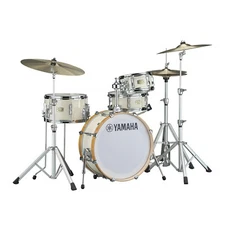 Yamaha SBP0F4HCLW Stage Custom Hip Classic White Acoustic Drum Set