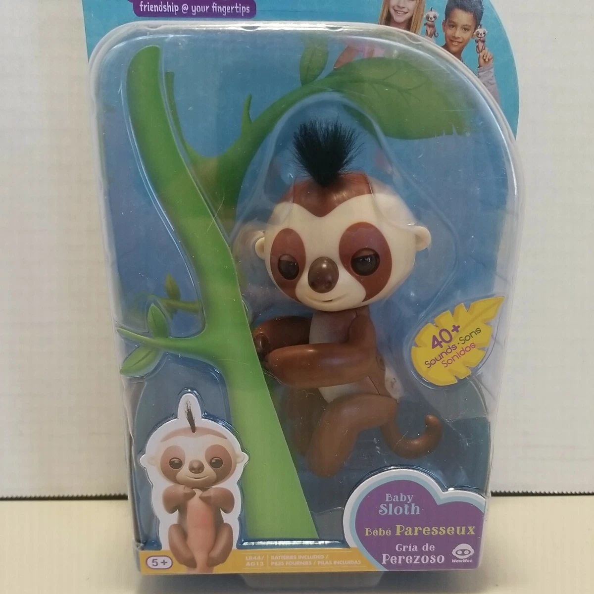 Fingerlings Baby Sloth Kingsley Brown Ages 5 40 Sounds