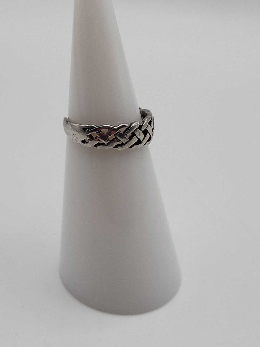 Sterling Silver Knot Briad Adjustable Ring Or Toe… - image 4