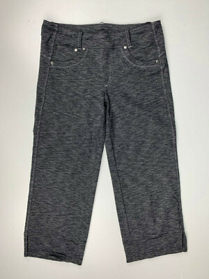 Kuhl Mova Kapri Womens Size 4 Stretch Capris Heather Grey Pants - Nice!